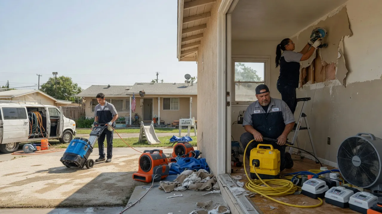 Water Damage Restoration in Farmersville, CA near me